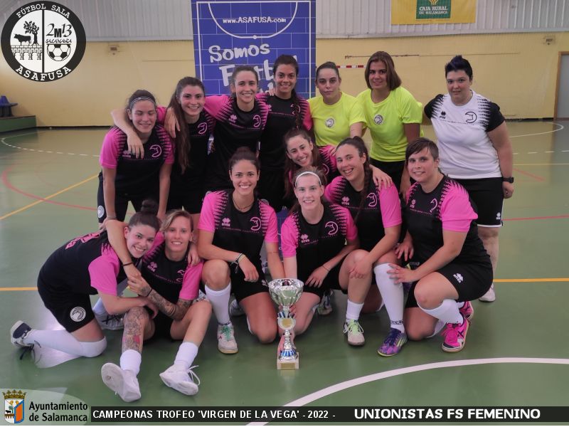 Las CAMPEONAS fue el equipo de UNIONISTAS FS FEMENINO tras vencer al CD UNIVERSIDAD DE SALAMANCA por 0-4